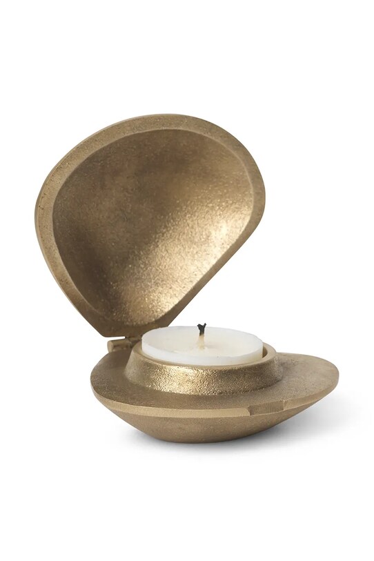Διακοσμητικό κηροπήγιο ferm LIVING Clam 1104268031 μπεζ AA00