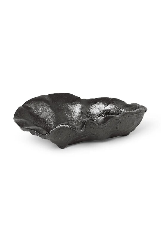 ferm LIVING dísztál Oyster fekete 1104264690
