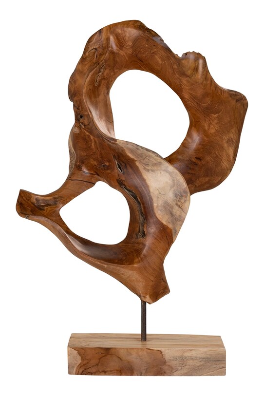 Dekorativní figurka House Nordic Donato Sculpture 4501170 hnědá AA00