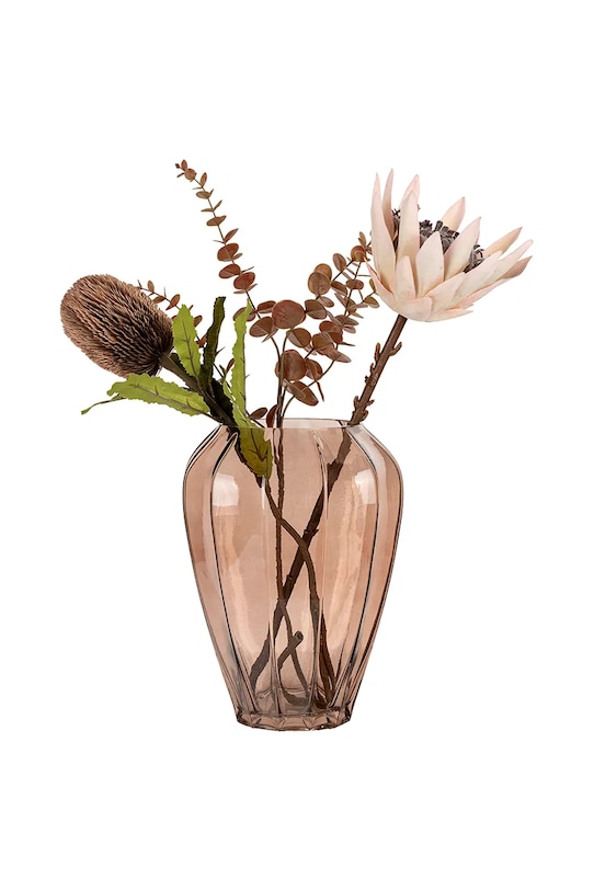 House Nordic wazon dekoracyjny Orienta 22 x 29 cm 4441375 brązowy AA00