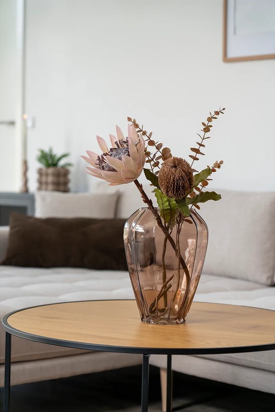 Σαλόνι και υπνοδωμάτιο Διακοσμητικό βάζο House Nordic Orienta 22 x 29 cm 4441375 καφέ