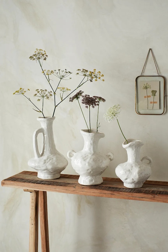 Madam Stoltz vaza decorativa FPK24032.W alb AA00