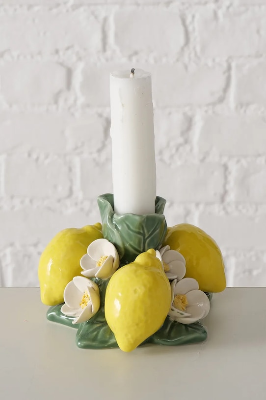 Living și dormitor Boltze sfeșnic decorativ Zitronella 7 x 10 cm 2045255 multicolor