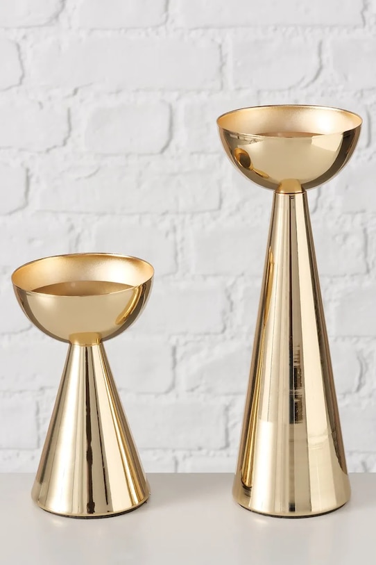 Декоративний свічник Boltze Luena 2-pack 2045381 жовтий AA00