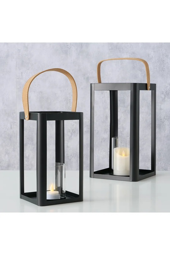 Salon i sypialnia Boltze zestaw latarenek Lykta 2-pack 2058455 czarny