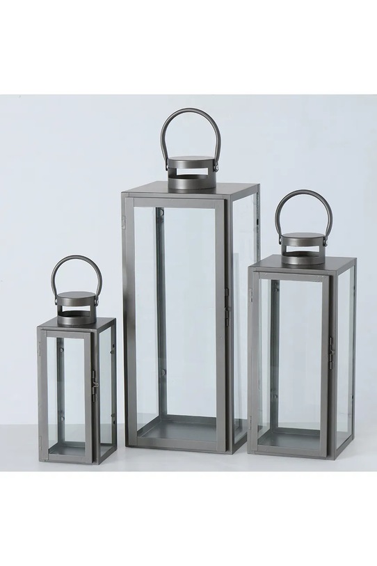 Boltze zestaw latarenek Arana 3-pack 2019289 szary AA00