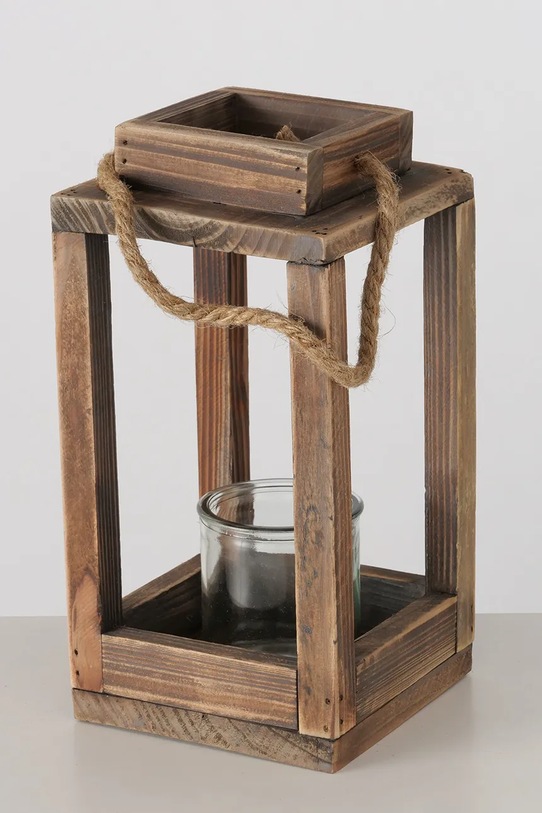 Boltze latarenka Andra 14 x 14 cm 2069703 brązowy AA00