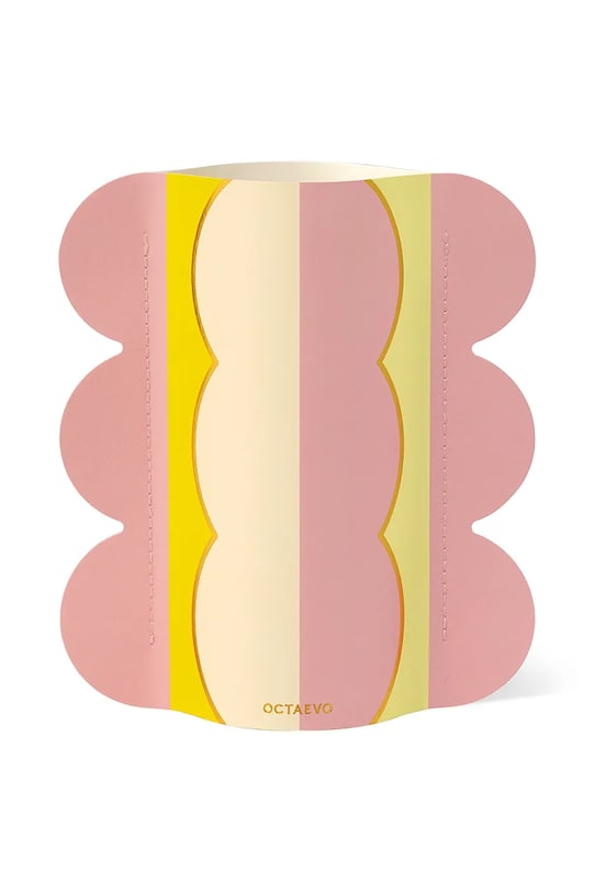 Декоративна ваза Octaevo Riviera Wave рожевий OMPRW.20