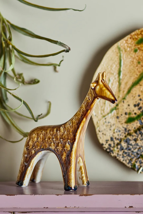 Salon i sypialnia Bloomingville figurka dekoracyjna 15,5 x 20,5 x 7 cm 82061843 brązowy