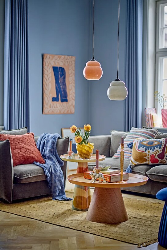 Bloomingville dekoratív gyertyatartó Rory 2 db 82062386 többszínű