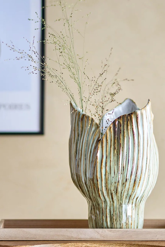 Bloomingville vază decorativă Mahira verde 82062013