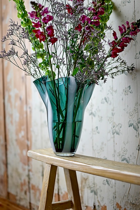 Dekoratívna váza Bloomingville Lettice zelená 82061265