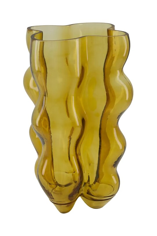 Dekorativní váza home & lifestyle žlutá 120338