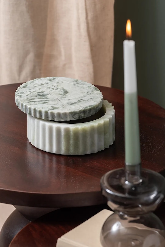 Living și dormitor Present Time recipient cu capac PT4063LG bej