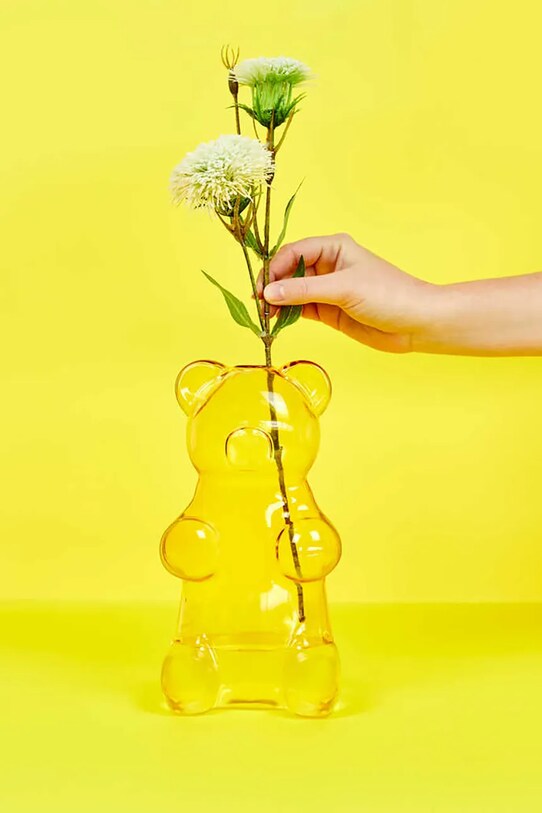 Декоративна ваза Balvi Yummy Bear 27966 жълт