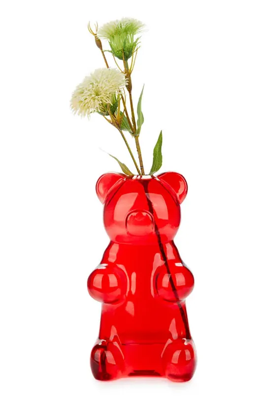 Dekorativna vaza Balvi Yummy Bear 27968 rdeča AA00