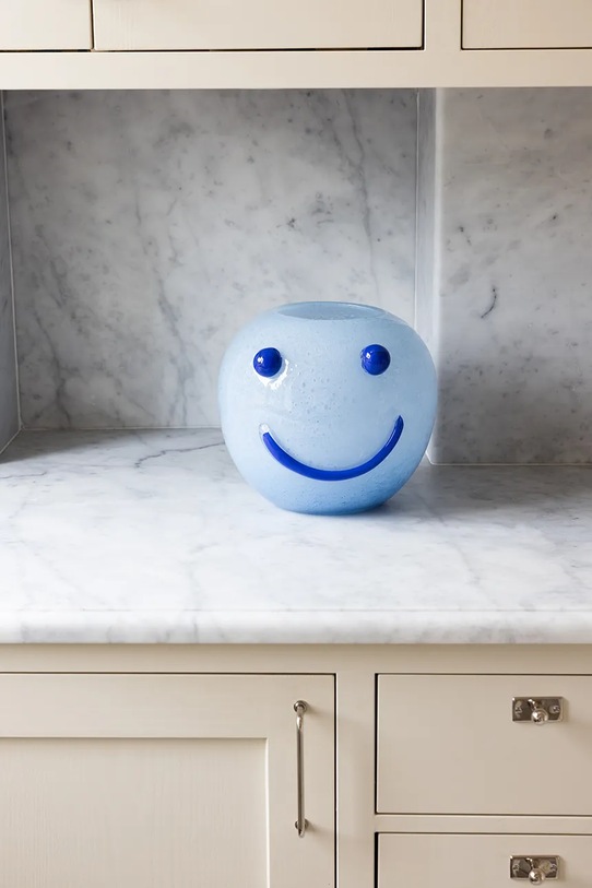 Декоративна ваза Byon Happy o25x23 cm 5280607910 син AA00