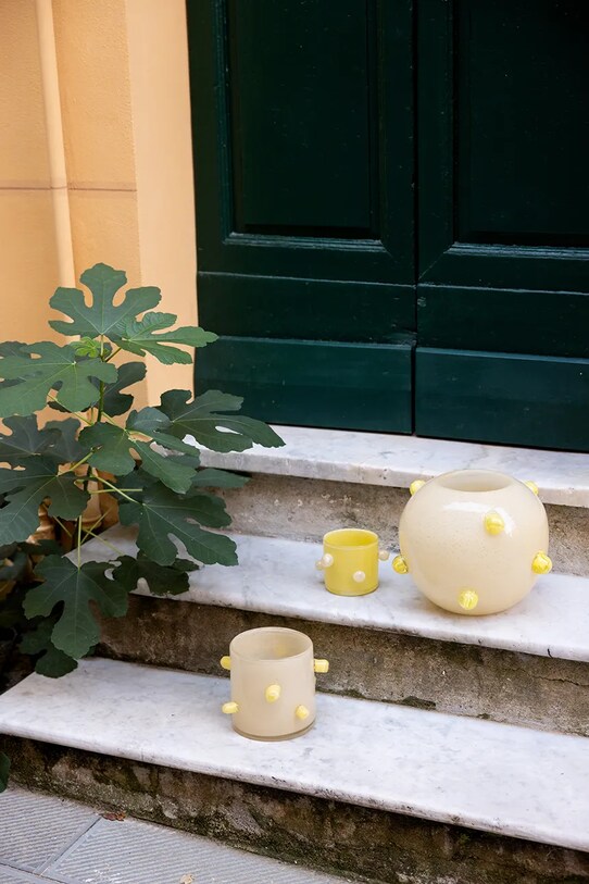 Διακοσμητικό κηροπήγιο Byon Arlo XS κίτρινο 5280607210