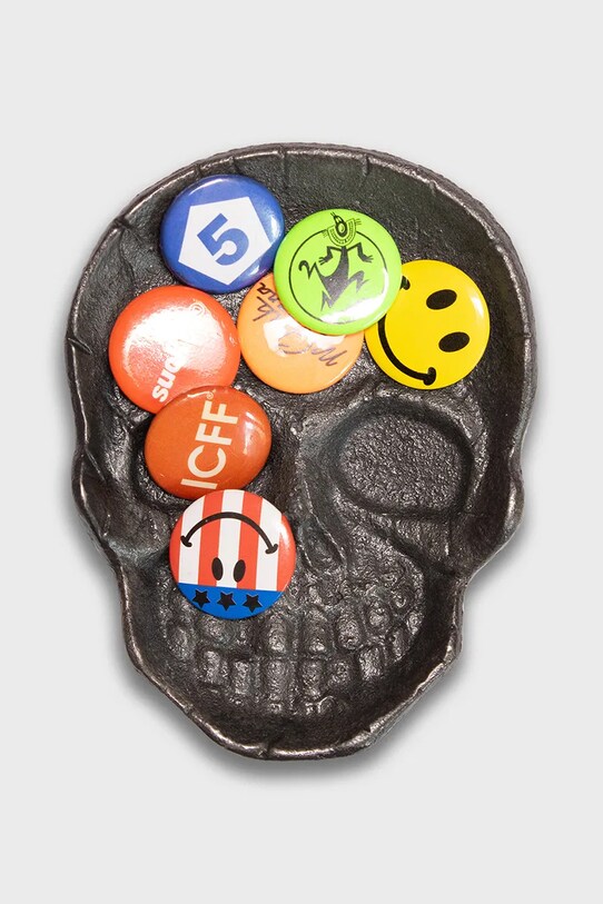Salon i sypialnia Luckies of London pojemnik na drobiazgi Skull SK.DISHSKULL2 multicolor