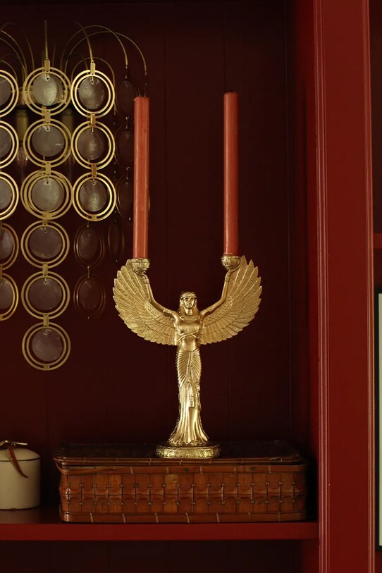 Декоративний свічник 30 x 23 x 9 cm 1.20.30.003.921.4 жовтий