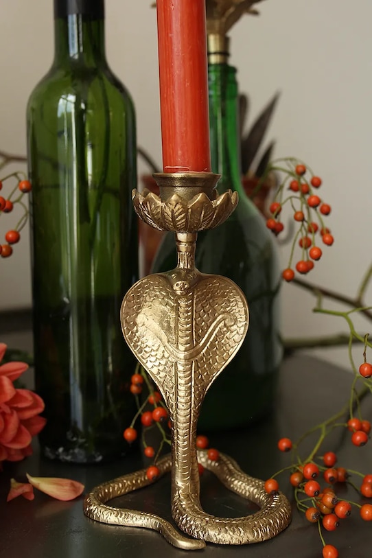 Вітальня та спальня Декоративний свічник Doing Goods 1.20.30.001.921.4 жовтий