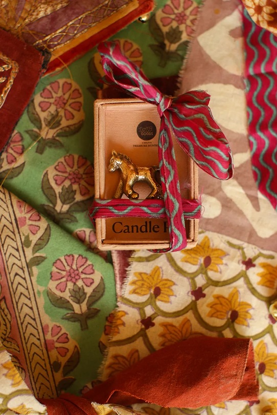 Doing Goods ozdoba na swiecę Harley żółty 1.60.35.037.099.4