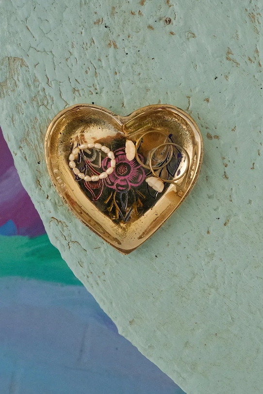 Вітальня та спальня Шкатулка для дрібниць Doing Goods Miracle Mila Heart 1.20.20.021.099.3 жовтий