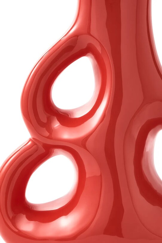 Pols Potten dekor váza three ears red M piros 240.205.058