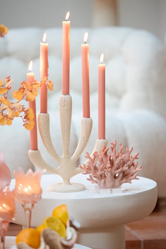 Декоративний свічник Light & Living Polino 6078143 барвистий