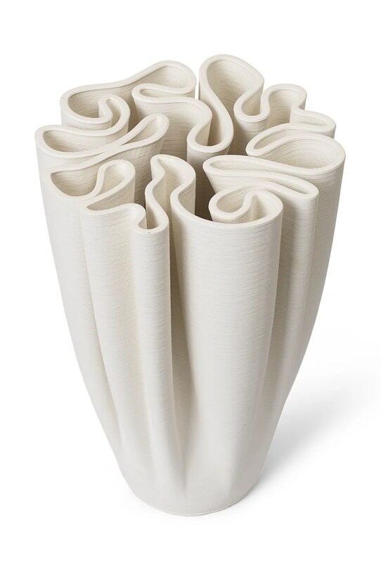 ferm LIVING wazon dekoracyjny Dedali 1104269012 biały AA00