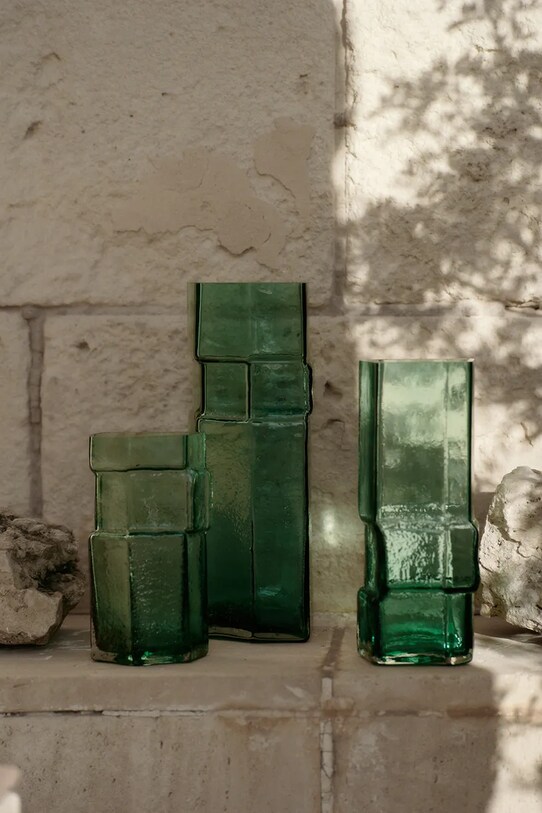 ferm LIVING wazon dekoracyjny Muro Vase 1104270786 turkusowy AA00