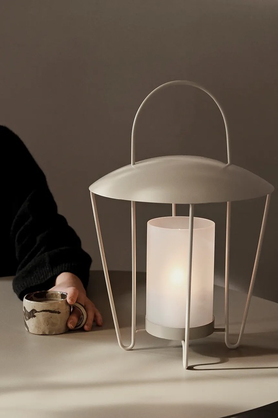 ferm LIVING latarenka Abri Lantern beżowy 1104269028