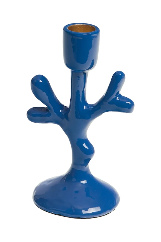 Dekorativen svečnik home & lifestyle modra 168013