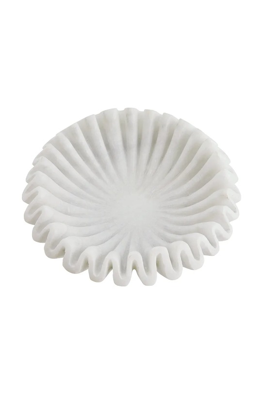 Madam Stoltz miska dekoracyjna 18 x 4,5 cm KT28584WH biały AA00