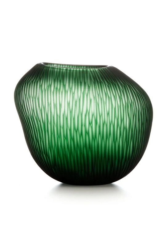 IVV wazon dekoracyjny Carving zielony 8903.1