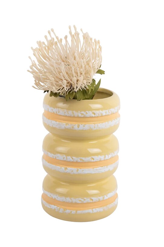 Present Time wazon dekoracyjny Macaron PT3978LY żółty AA00