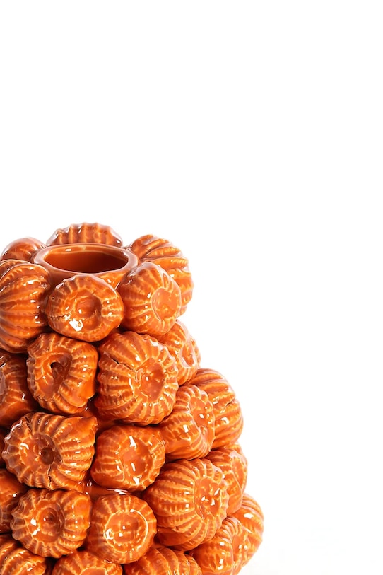 Декоративная ваза Light & Living 14 x 16 cm 5733890 оранжевый AA00