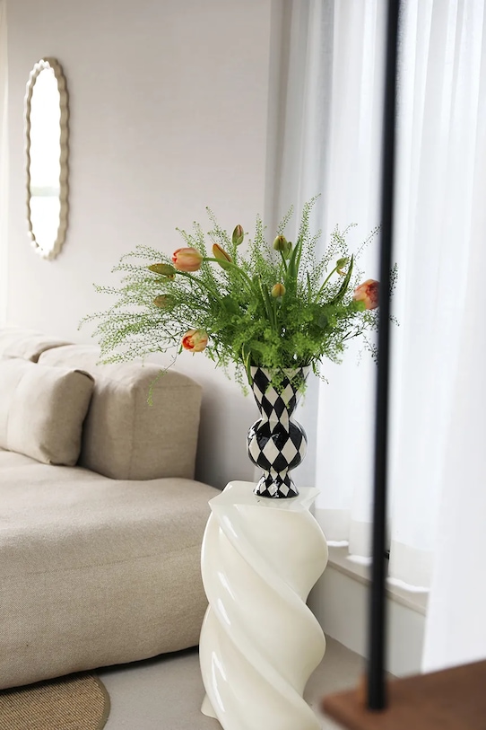 Гостиная и спальня Декоративная ваза &k amsterdam 3549.01 чёрный