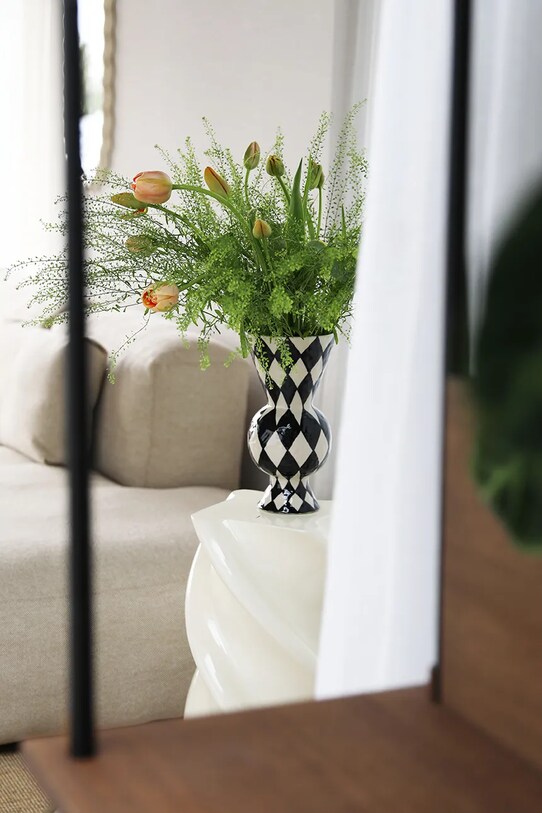 Декоративная ваза &k amsterdam чёрный 3549.01