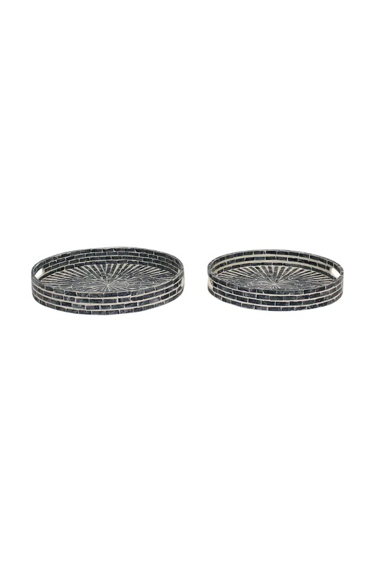 taca dekoracyjna 38 x 38 x 5,5 cm szary F121063