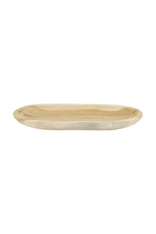 talerz dekoracyjny 28 x 14 x 2,5 cm beżowy F120002