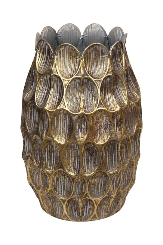 wazon dekoracyjny 28,5 x 28,5 x 44 cm brązowy 120984