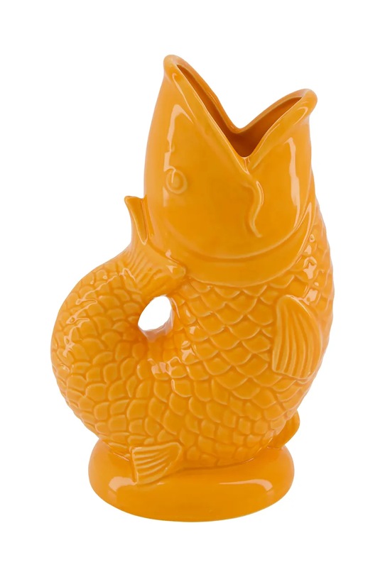 Dekorativní váza 16,5 x 11 x 25,8 cm oranžová 120693