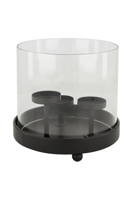 home & lifestyle sfeșnic decorativ 19 x 19 x 18 cm negru 55781.074