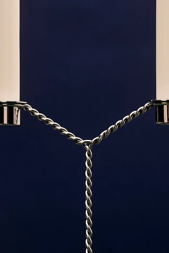 HAY świecznik dekoracyjny Wire 19 x 25 cm szary AE365.A835