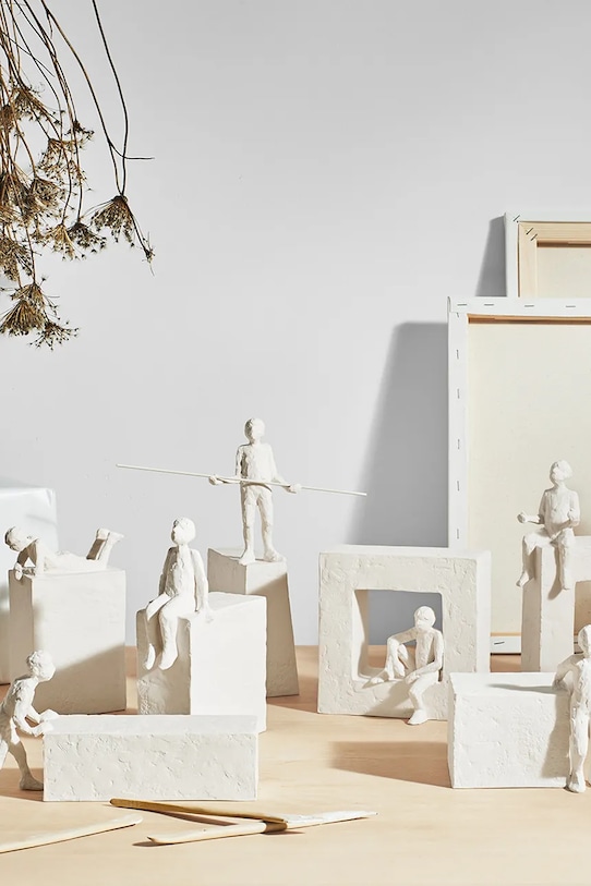 Dekorativní figurka Kähler Astro Pisces 13 cm 693511 bílá