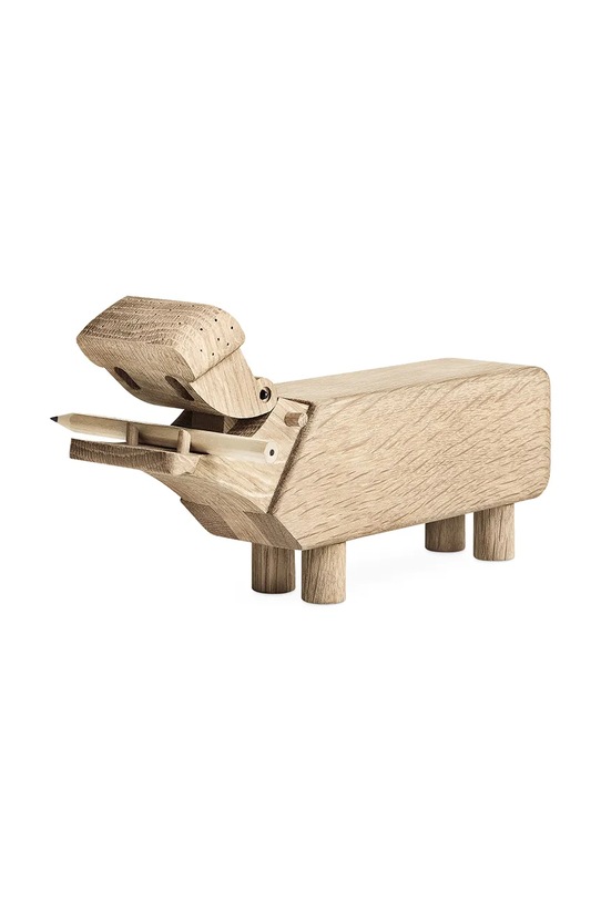 Kay Bojesen figurka dekoracyjna Hippo 9 cm beżowy 39202