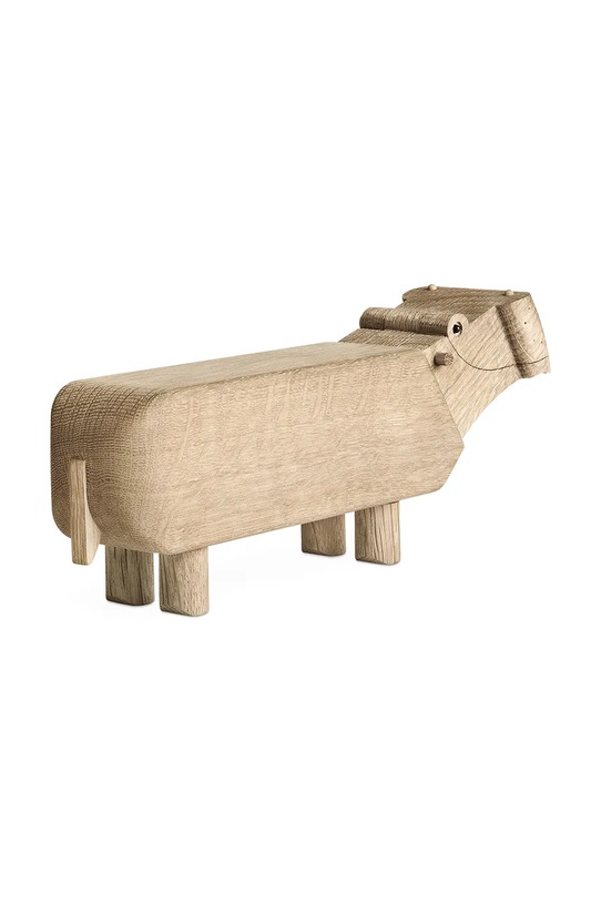 Salon i sypialnia Kay Bojesen figurka dekoracyjna Hippo 9 cm 39202 beżowy