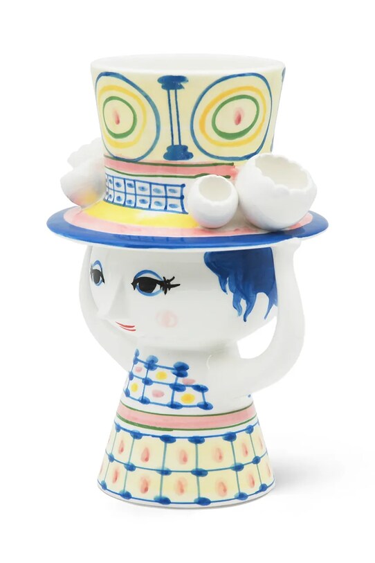 Декоративна ваза Bjørn Wiinblad Lady with hat 20,5 cm 54050 многоцветен AA00