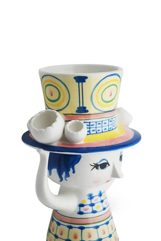 Всекидневна и спалня Декоративна ваза Bjørn Wiinblad Lady with hat 20,5 cm 54050 многоцветен